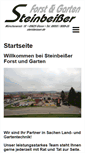Mobile Screenshot of landtechnik-steinbeisser.de