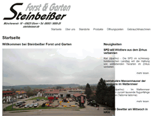 Tablet Screenshot of landtechnik-steinbeisser.de